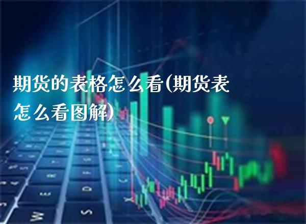 期货的表格怎么看(期货表怎么看图解)_https://www.boyangwujin.com_黄金期货_第1张