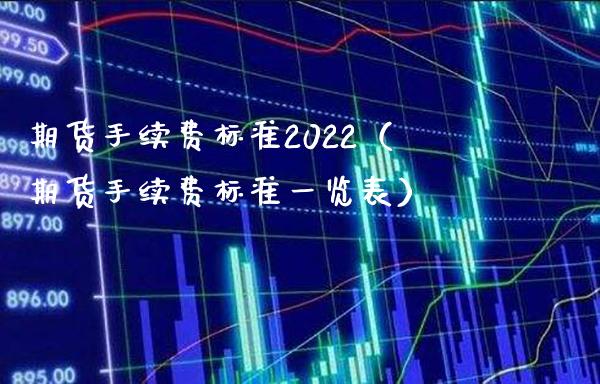 期货手续费标准2022（期货手续费标准一览表）