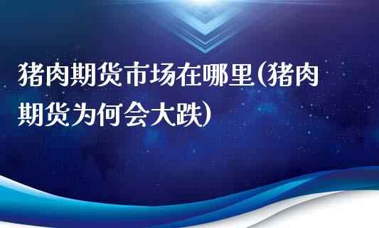 猪肉期货市场在哪里(猪肉期货为何会大跌)_https://www.boyangwujin.com_期货直播间_第1张