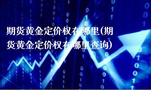 期货黄金定价权在哪里(期货黄金定价权在哪里查询)_https://www.boyangwujin.com_黄金期货_第1张