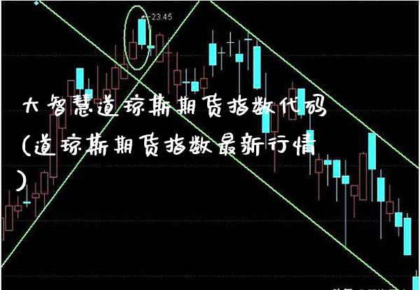 大智慧道琼斯期货指数代码(道琼斯期货指数最新行情)