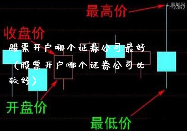 股票开户哪个证券公司最好（股票开户哪个证券公司比较好）_https://www.boyangwujin.com_道指期货_第1张