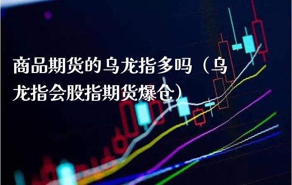 商品期货的乌龙指多吗（乌龙指会股指期货爆仓）_https://www.boyangwujin.com_期货直播间_第1张