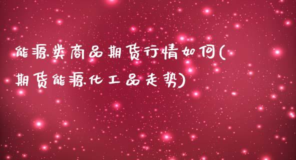 能源类商品期货行情如何(期货能源化工品走势)