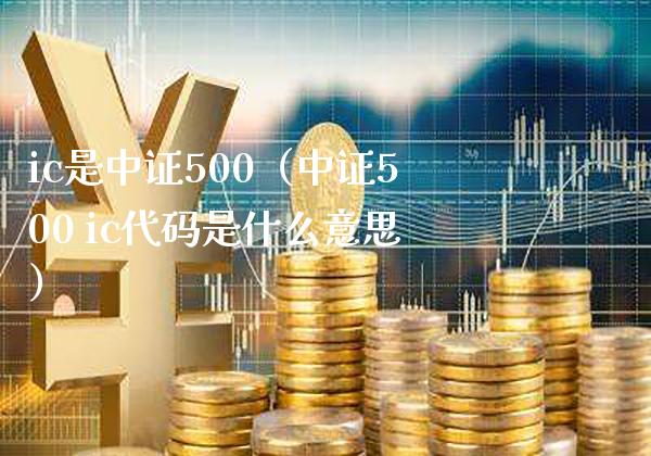 ic是中证500（中证500 ic代码是什么意思）