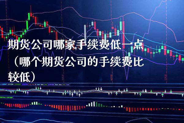 期货公司哪家手续费低一点（哪个期货公司的手续费比较低）