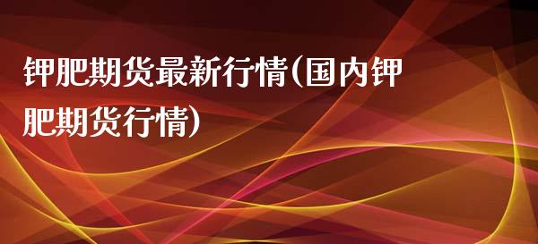 钾肥期货最新行情(国内钾肥期货行情)_https://www.boyangwujin.com_期货科普_第1张