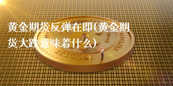 黄金期货反弹在即(黄金期货大跌意味着什么)