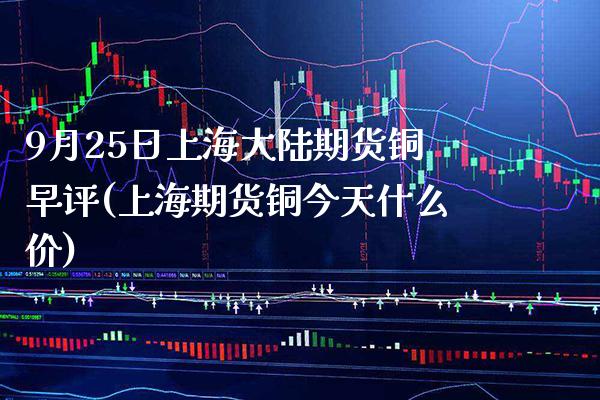 9月25日上海大陆期货铜早评(上海期货铜今天什么价)