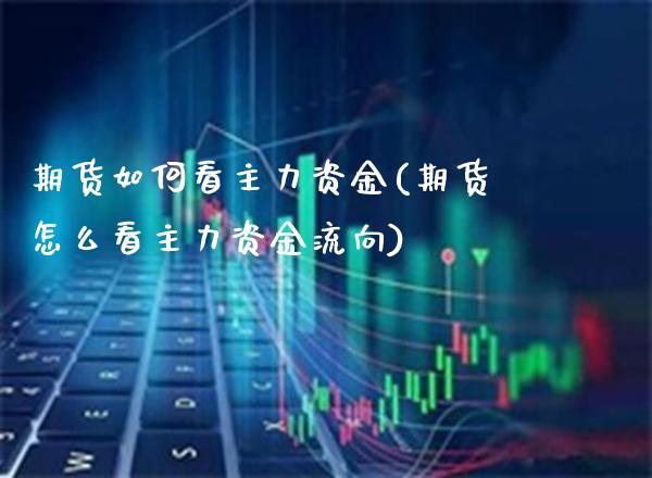 期货如何看主力资金(期货怎么看主力资金流向)_https://www.boyangwujin.com_期货直播间_第1张