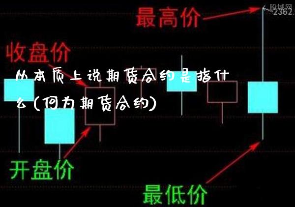 从本质上说期货合约是指什么(何为期货合约)