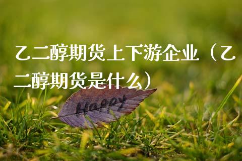 乙二醇期货上下游企业（乙二醇期货是什么）_https://www.boyangwujin.com_黄金期货_第1张