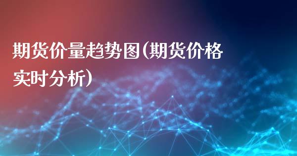 期货价量趋势图(期货价格实时分析)_https://www.boyangwujin.com_原油期货_第1张