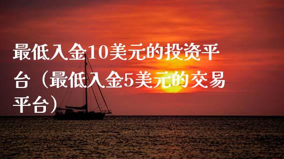 最低入金10美元的投资平台（最低入金5美元的交易平台）