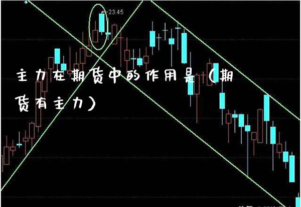 主力在期货中的作用是（期货有主力）_https://www.boyangwujin.com_期货直播间_第1张