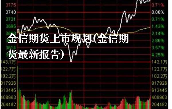 金信期货上市规划(金信期货最新报告)