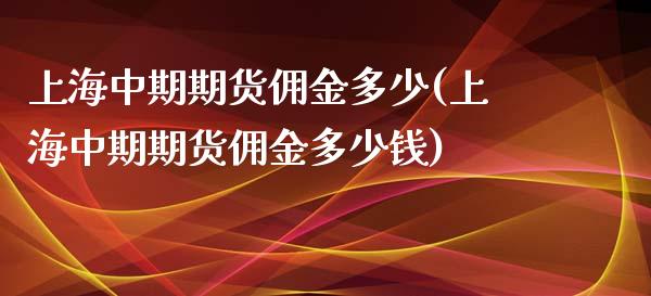 上海中期期货佣金多少(上海中期期货佣金多少钱)_https://www.boyangwujin.com_期货直播间_第1张