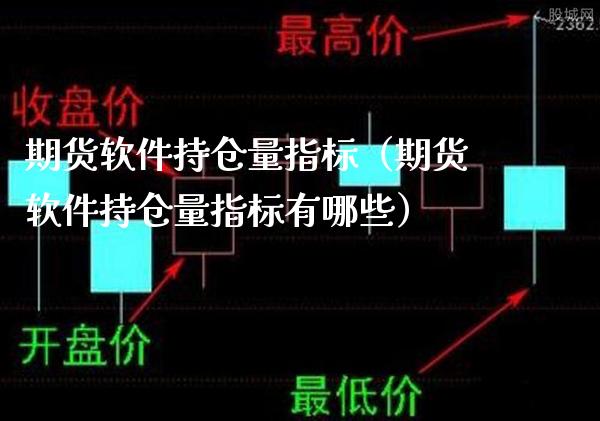 期货软件持仓量指标（期货软件持仓量指标有哪些）_https://www.boyangwujin.com_期货直播间_第1张