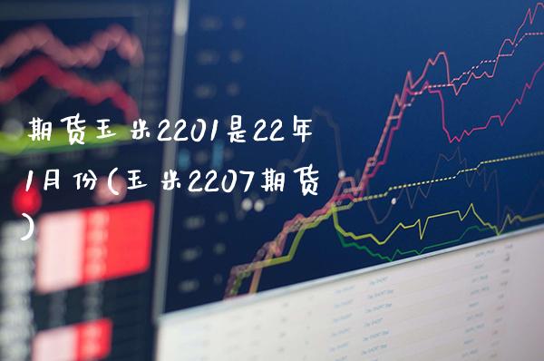 期货玉米2201是22年1月份(玉米2207期货)