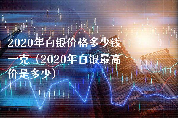 2020年白银价格多少钱一克（2020年白银最高价是多少）