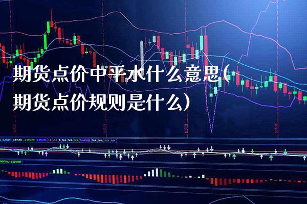 期货点价中平水什么意思(期货点价规则是什么)_https://www.boyangwujin.com_黄金直播间_第1张