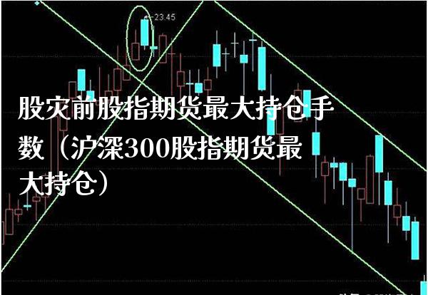 股灾前股指期货最大持仓手数（沪深300股指期货最大持仓）