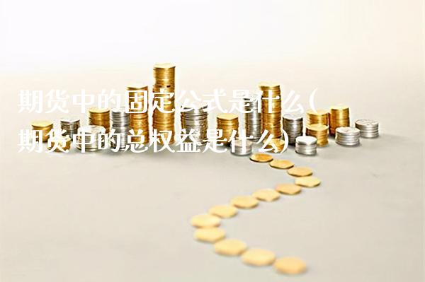 期货中的固定公式是什么(期货中的总权益是什么)_https://www.boyangwujin.com_期货科普_第1张