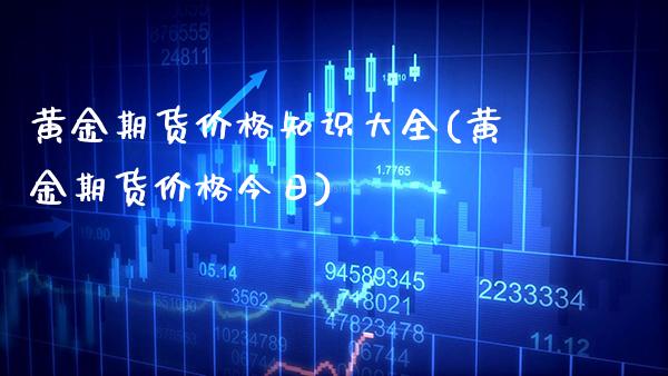 黄金期货价格知识大全(黄金期货价格今日)