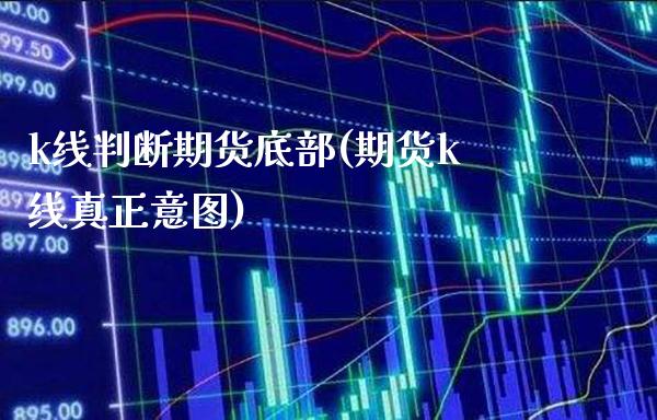 k线判断期货底部(期货k线真正意图)