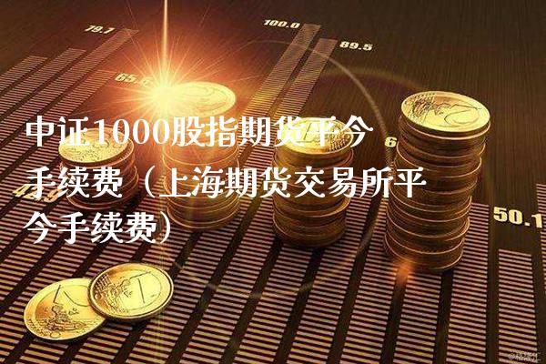 中证1000股指期货平今手续费（上海期货交易所平今手续费）