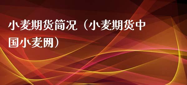 小麦期货简况（小麦期货中国小麦网）_https://www.boyangwujin.com_期货直播间_第1张