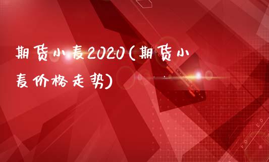 期货小麦2020(期货小麦价格走势)_https://www.boyangwujin.com_黄金直播间_第1张