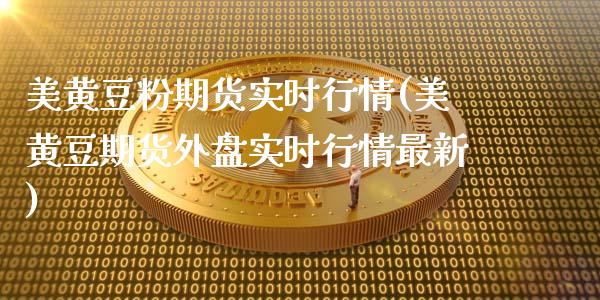 美黄豆粉期货实时行情(美黄豆期货外盘实时行情最新)_https://www.boyangwujin.com_黄金期货_第1张