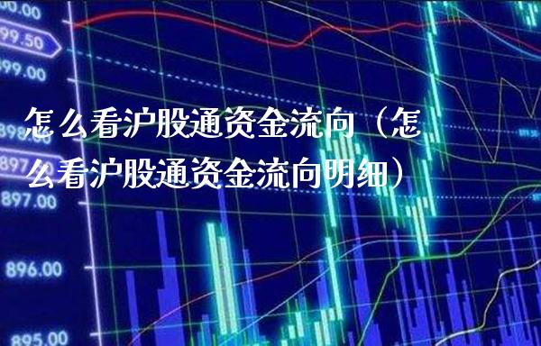 怎么看沪股通资金流向（怎么看沪股通资金流向明细）