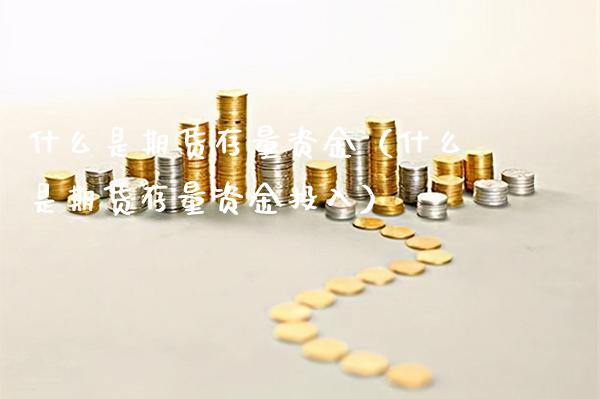 什么是期货存量资金（什么是期货存量资金投入）_https://www.boyangwujin.com_期货直播间_第1张