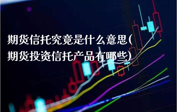 期货信托究竟是什么意思(期货投资信托产品有哪些)