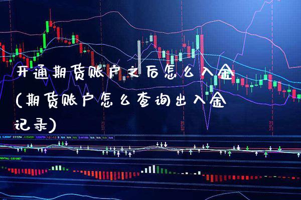 开通期货账户之后怎么入金(期货账户怎么查询出入金记录)