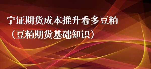 宁证期货成本推升看多豆粕（豆粕期货基础知识）_https://www.boyangwujin.com_期货直播间_第1张