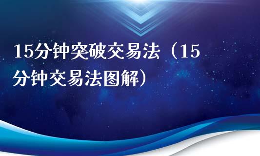 15分钟突破交易法（15分钟交易法图解）_https://www.boyangwujin.com_期货直播间_第1张