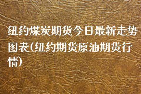 纽约煤炭期货今日最新走势图表(纽约期货原油期货行情)