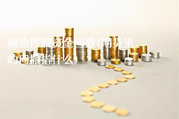 期货控制资金回撤(期货里的回撤指什么)