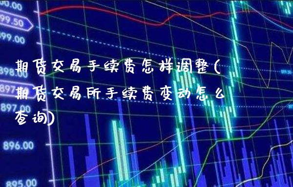 期货交易手续费怎样调整(期货交易所手续费变动怎么查询)