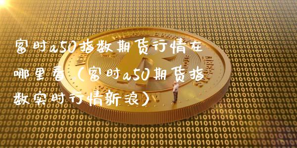 富时a50指数期货行情在哪里看（富时a50期货指数实时行情新浪）