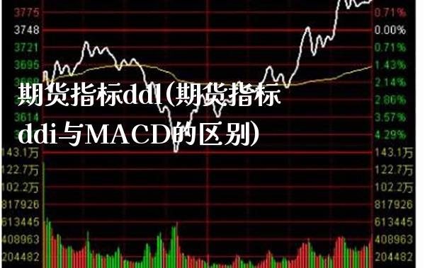 期货指标ddl(期货指标ddi与MACD的区别)