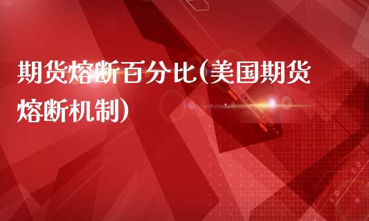 期货熔断百分比(美国期货熔断机制)_https://www.boyangwujin.com_期货直播间_第1张