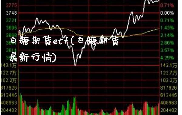 白糖期货etf(白糖期货最新行情)