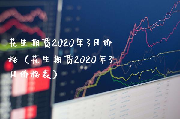 花生期货2020年3月价格（花生期货2020年3月价格表）