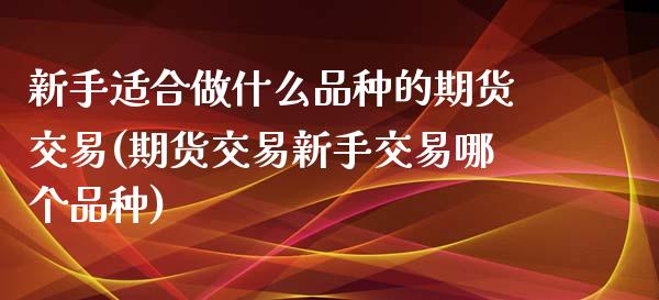 新手适合做什么品种的期货交易(期货交易新手交易哪个品种)_https://www.boyangwujin.com_期货直播间_第1张