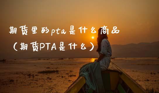 期货里的pta是什么商品（期货PTA是什么）_https://www.boyangwujin.com_纳指期货_第1张