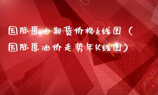 国际原油期货价格k线图（国际原油价走势年K线图）_https://www.boyangwujin.com_原油期货_第1张